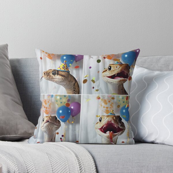 Item preview, Snake in Party Hat – Cute Reptile Birthday designed and sold by RockFireMerch.