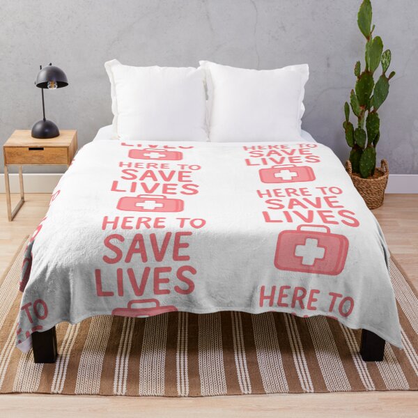 Item preview, Here to Save Lives in Pink designed and sold by FarieArt.