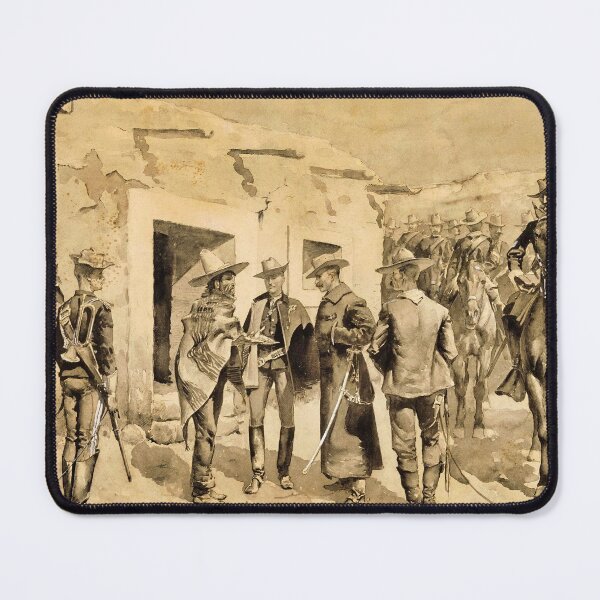 Item preview, U.S. Cavalry Hunting Garza Men on the Rio Grande (1890) designed and sold by stevepmp.