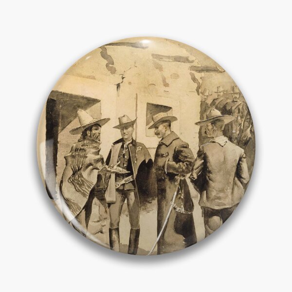 Item preview, U.S. Cavalry Hunting Garza Men on the Rio Grande (1890) designed and sold by stevepmp.