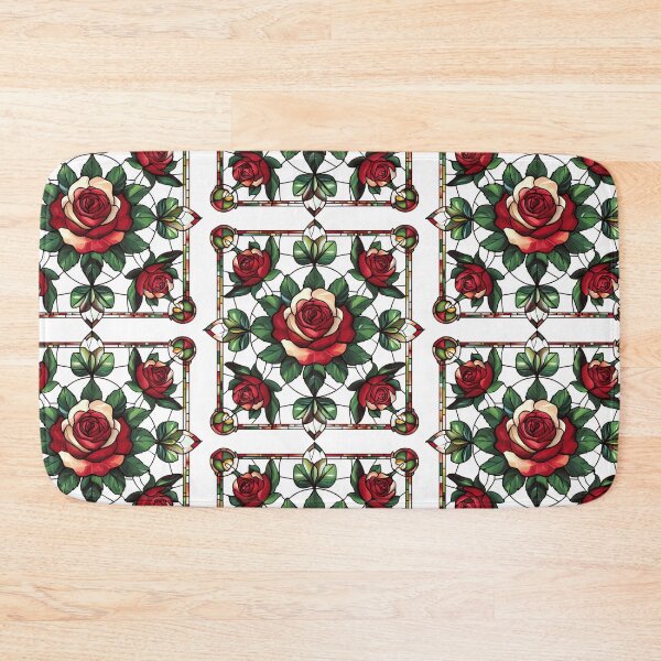 Item preview, Stained glass roses designed and sold by MendaciousMina.