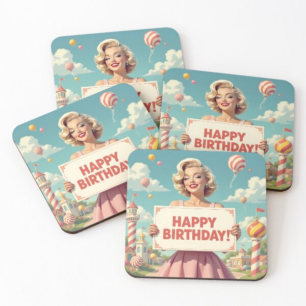 Item preview, Happy Birthday. Marilyn Monroe designed and sold by SoniaSarkali.