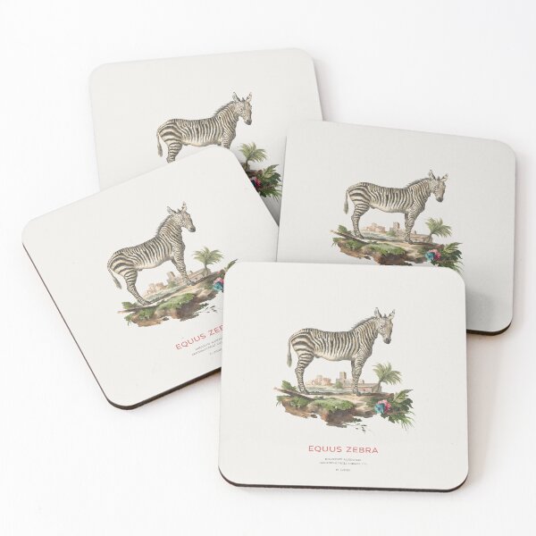 Item preview, Retro Mountain Zebra Engraving designed and sold by Vintagrafica.