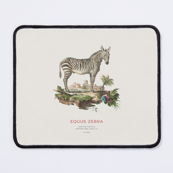Item preview, Retro Mountain Zebra Engraving designed and sold by Vintagrafica.
