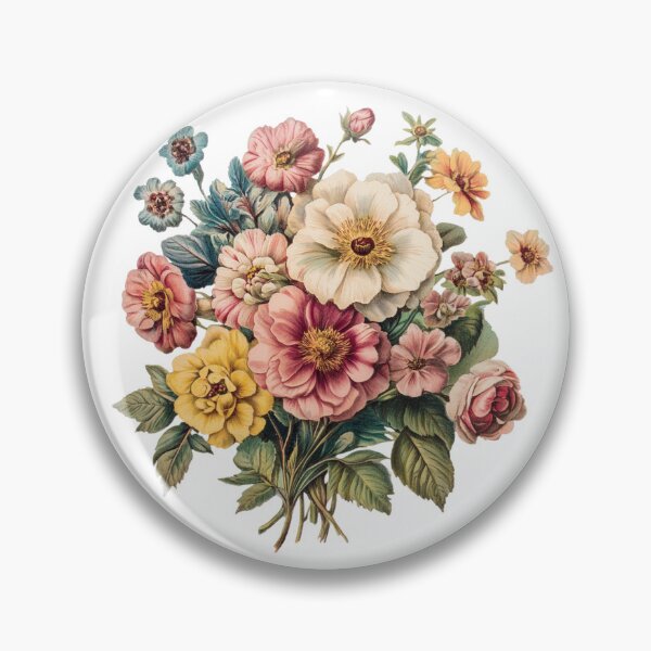 Item preview, Vintage flowers designed and sold by MendaciousMina.