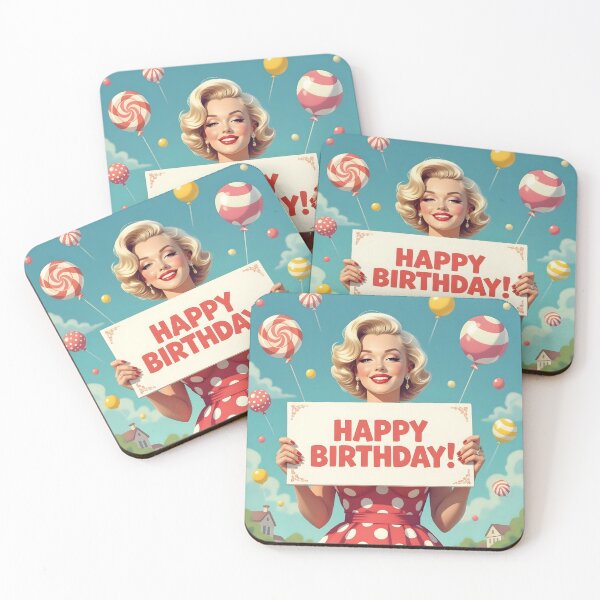 Item preview, Happy Birthday. Marilyn Monroe designed and sold by SoniaSarkali.