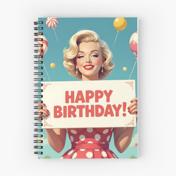 Item preview, Happy Birthday. Marilyn Monroe designed and sold by SoniaSarkali.