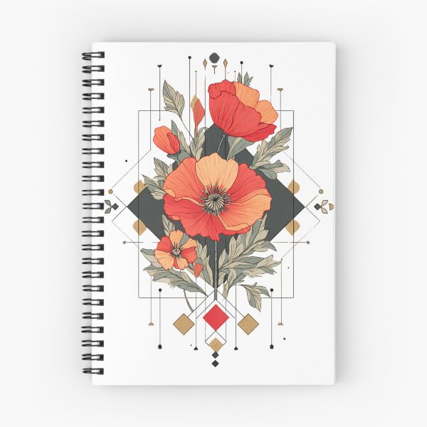 Item preview, Art deco Flowers designed and sold by MendaciousMina.