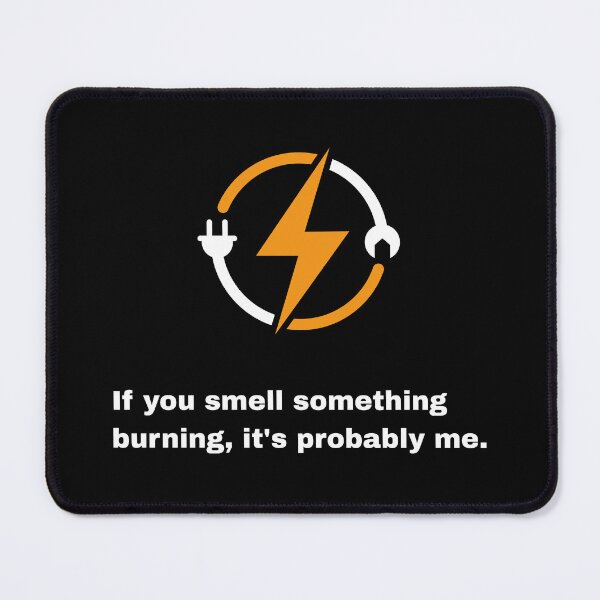 Item preview, Funny Electrician Humor Typography designed and sold by Creastore.