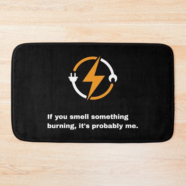 Item preview, Funny Electrician Humor Typography designed and sold by Creastore.