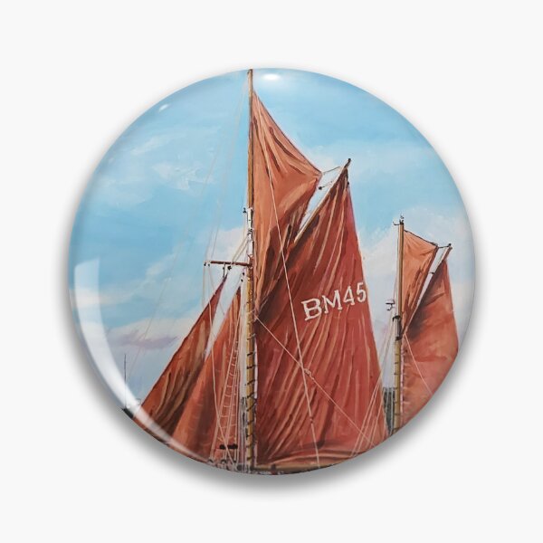 Item preview, SAILING TRAWLER PILGRIM BM45 PASSING BERRY HEAD BRIXHAM DEVON UK designed and sold by Mackenzie Moulton International Artist .