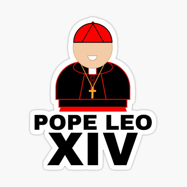 Item preview, Pope Leo XIV Cartoon - Clergy Humor Vatican Catholic Meme designed and sold by Sunserize Designs.
