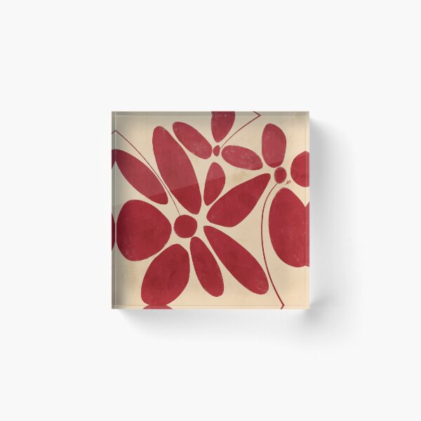 Item preview, Large Red Flowers designed and sold by Menega  Sabidussi.