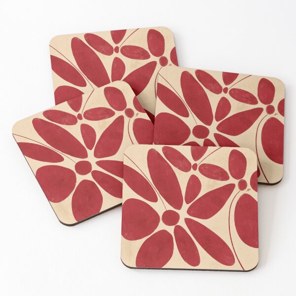 Item preview, Large Red Flowers designed and sold by Menega  Sabidussi.