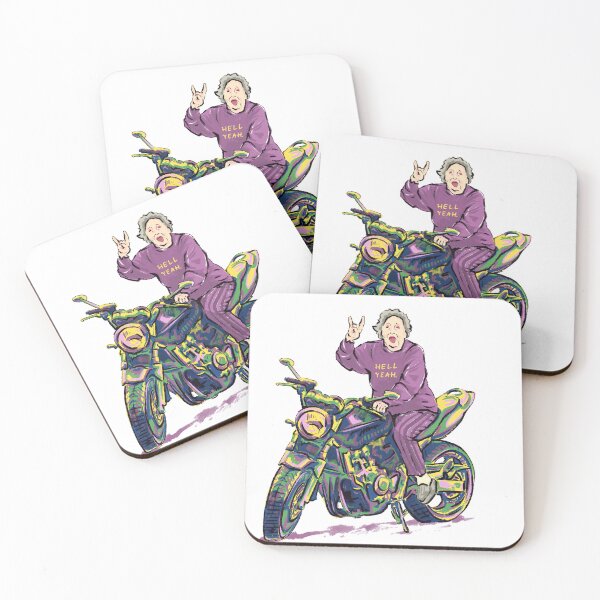 Item preview, Motorcycle Granny  designed and sold by Art_by_Eliza.