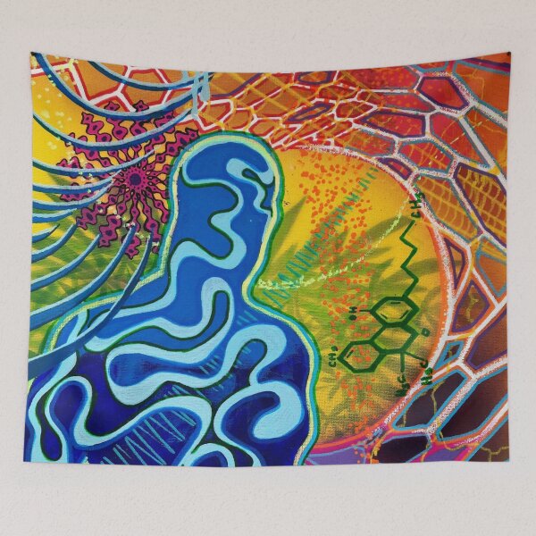 Item preview, Celestrial Guardian: The Cosmic Dance of Energy and Spirit designed and sold by Keepsaneart.