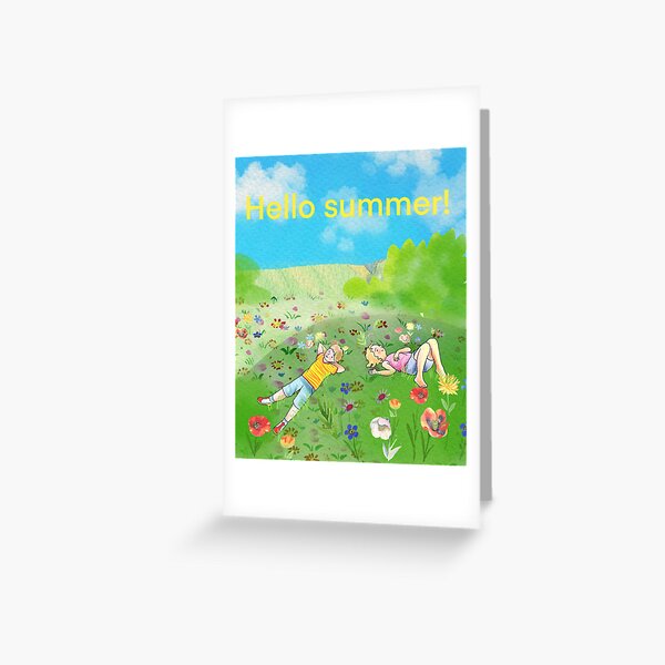 Item preview, children in a meadow among flowers designed and sold by sonaadalian.