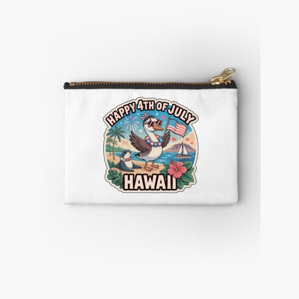 Item preview, Hawaii 4th of July Nēnē Goose Cute Sticker | Vintage Patriotic Island Vibes designed and sold by Nuist25.