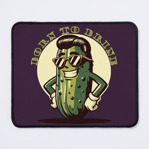 Item preview, Funny Pickle - Born to Brine  designed and sold by SeoulInkSoul.