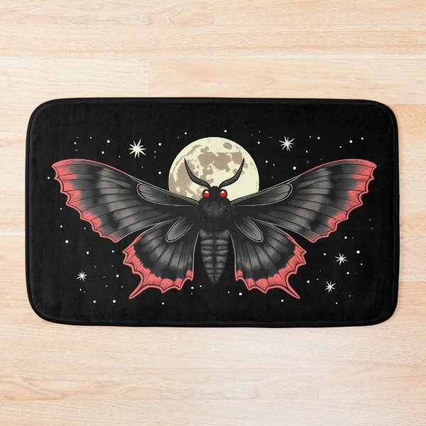 Item preview, Black moth and moon - dark feminine girly fairy gothic aesthetic night  designed and sold by Fantasy Cache.