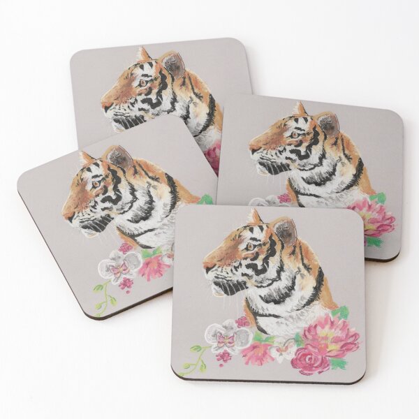 Item preview, Floral Tiger designed and sold by SomeChicksArt.