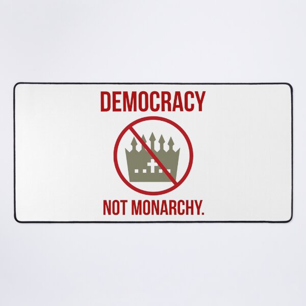 Item preview, Democracy not monarchy  designed and sold by Rachel the Artist .