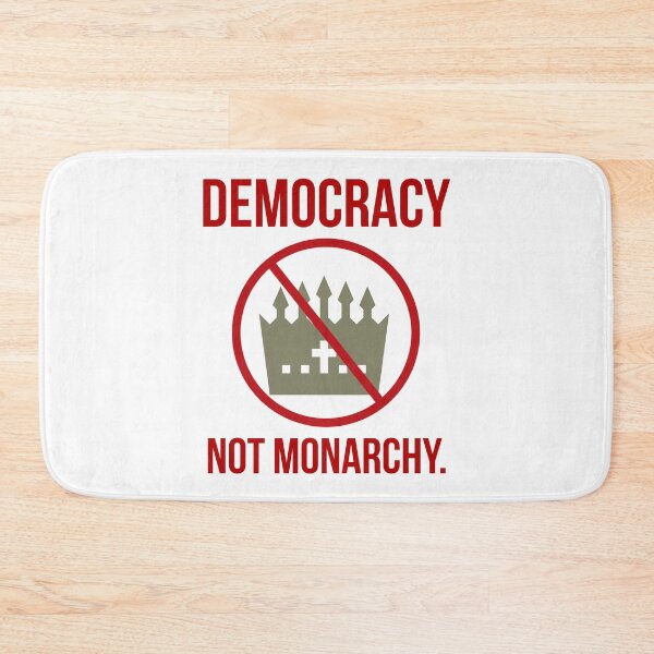 Item preview, Democracy not monarchy  designed and sold by Rachel the Artist .