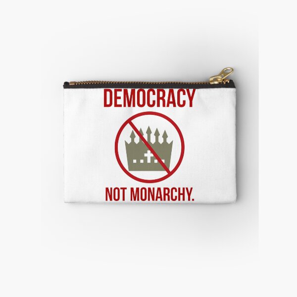 Item preview, Democracy not monarchy  designed and sold by Rachel the Artist .