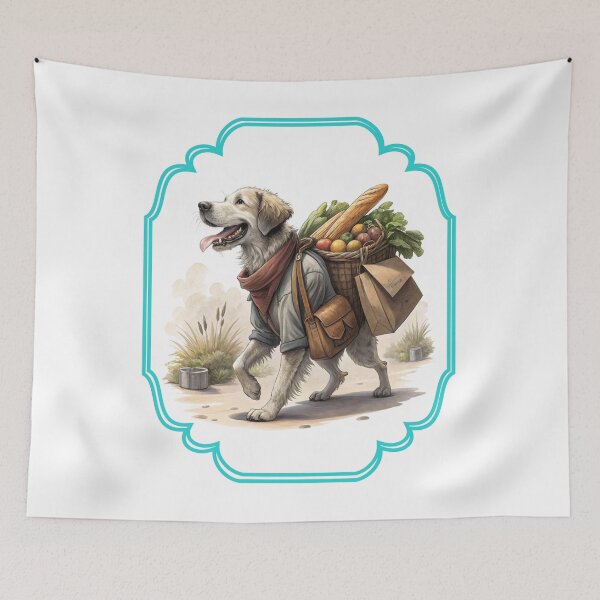 Item preview, Dog On Duty Stickers designed and sold by Marketing Products Trust.