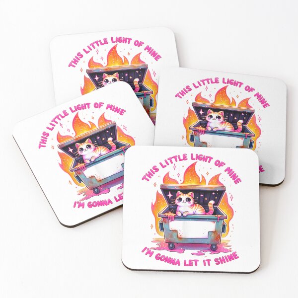 Item preview, Funny This Little Dumpster Fire It Cat Lovers designed and sold by BousinilyArt.