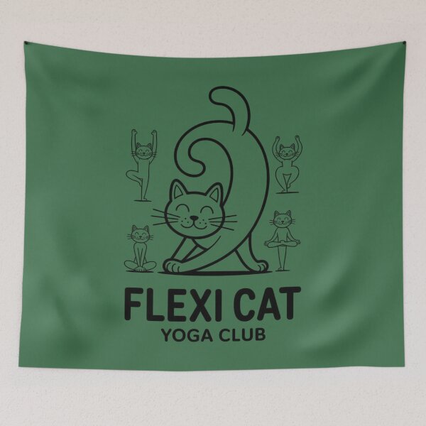 Item preview, Lifestyle Hub: Flexi Cat Yoga Club designed and sold by M&M Lifestyle Hub.