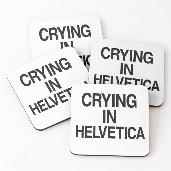 Item preview, Funny Crying Font Mental Health Black Text version designed and sold by Shoot-The-Moon.