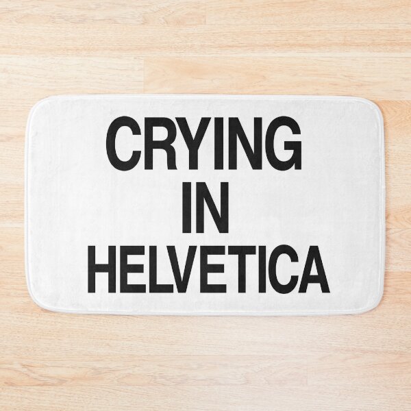 Item preview, Funny Crying Font Mental Health Black Text version designed and sold by Shoot-The-Moon.