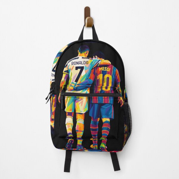 Vista previa del artículo con la obra «Cristiano Ronaldo y Messi», diseñado y vendido por Brian Connor.