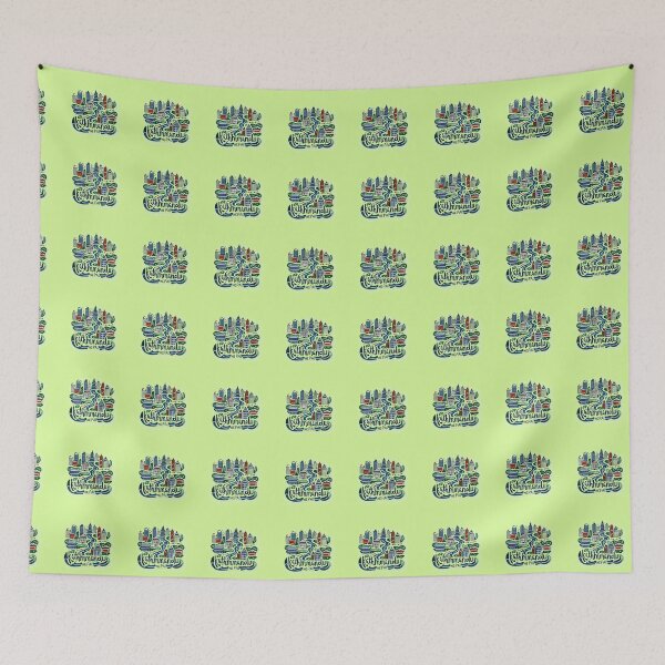 Item preview,   Kathmandu Nepal Minimalist Watercolor Cityscape Sticker,   designed and sold by PaintMeWorld.