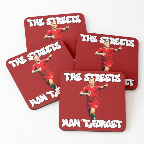 Item preview, The Streets Won't Forget Quaresma designed and sold by ECGraphics99.