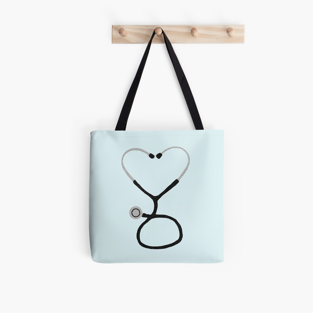 Stethoscope Tote Bag by Scribblings of Life | Society6