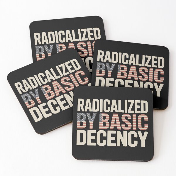Item preview, Radicalized By Basic Decency Social Democracy - The Perfect Gift for People Who Still Believe in Kindness, Fairness, and Common Sense. designed and sold by ZyziowskyArt.