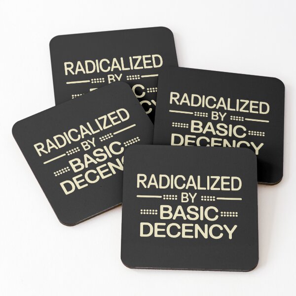 Item preview, Radicalized By Basic Decency Social Democracy - The Perfect Gift for People Who Still Believe in Kindness, Fairness, and Common Sense. designed and sold by ZyziowskyArt.