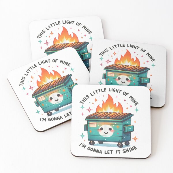 Item preview, Funny This Little Dumpster Fire It Shine designed and sold by Raydinmob.