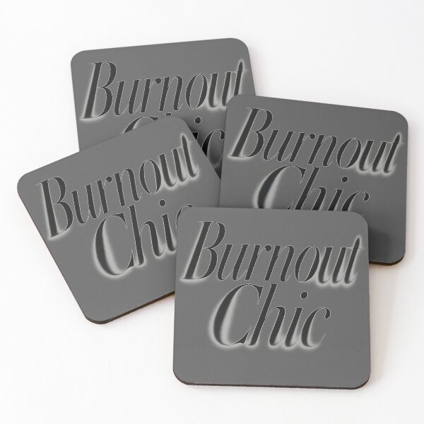 Item preview, Burnout Chic Funny Mental  Health Quote designed and sold by Shoot-The-Moon.