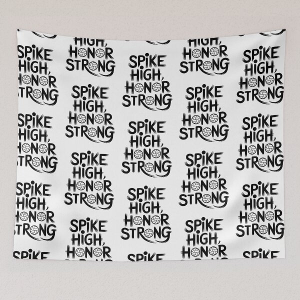 Item preview, Spike High Honor Strong Volleyball Player Motivational Quote designed and sold by Taans-Creation.