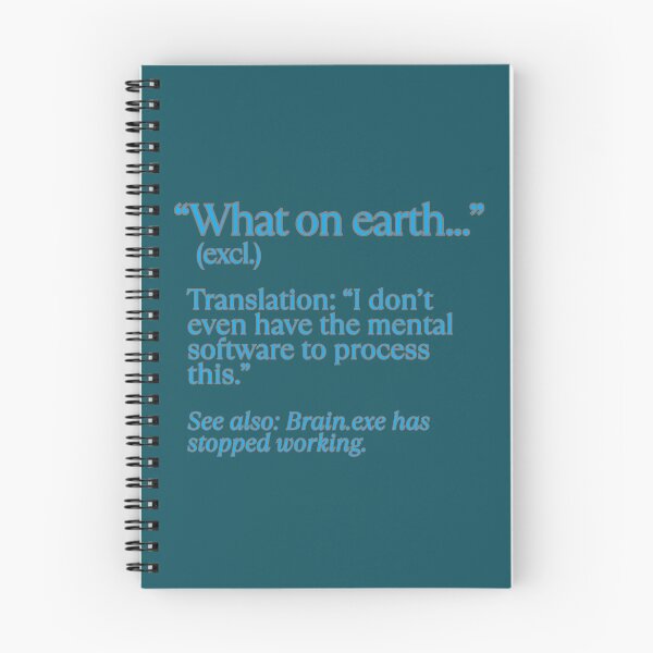Item preview, Funny What on earth designed and sold by HappyHavenStu.