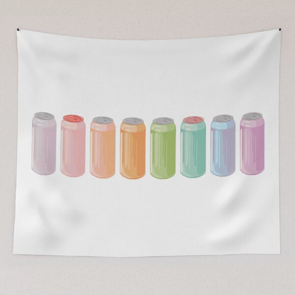 Item preview, Rainbow Energy Drink Cans designed and sold by pebblepebblepebblepebblepebble.