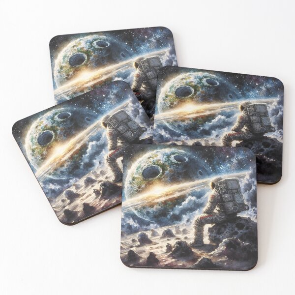 Item preview, Cosmic Impact — Astronaut on an Asteroid designed and sold by The Zurggon Shop.