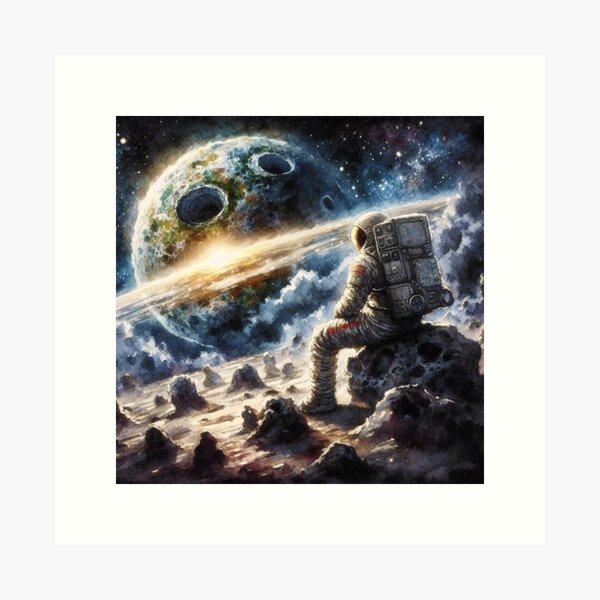 Item preview, Cosmic Impact — Astronaut on an Asteroid designed and sold by Simca-Art.