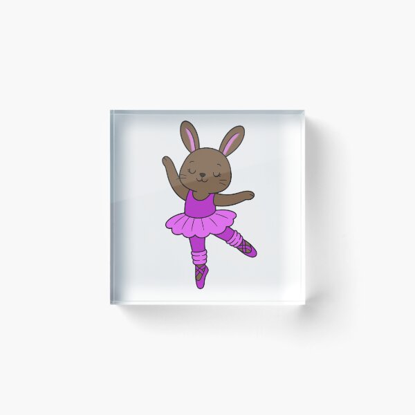 Item preview, Ballet Bunny - Brown - Dark Pink designed and sold by AngelMiette.