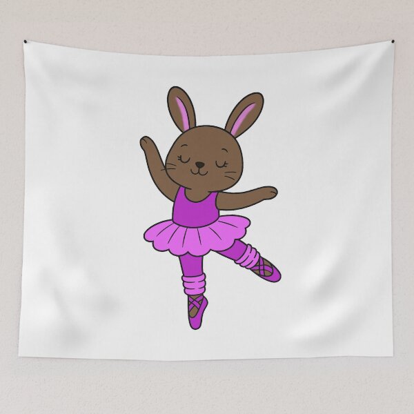 Item preview, Ballet Bunny - Brown - Dark Pink designed and sold by AngelMiette.
