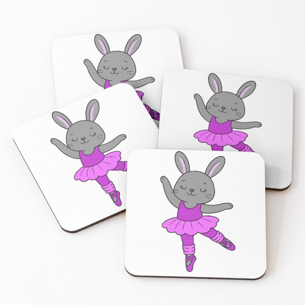 Item preview, Ballet Bunny - Grey - Dark Pink designed and sold by AngelMiette.