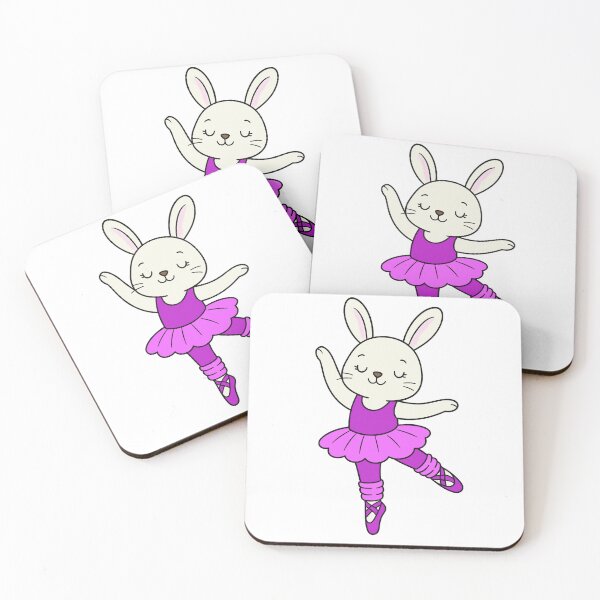Item preview, Ballet Bunny - White - Dark Pink designed and sold by AngelMiette.
